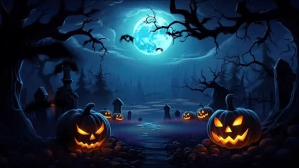 Une salle équipée pour une fête d’Halloween unique et effrayante