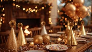 Créez l'ambiance parfaite pour une soirée du Nouvel An dans votre salle